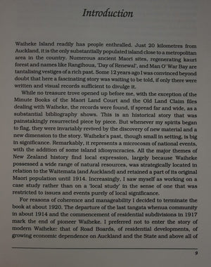 Waiheke Island A History By Paul Monin. 1992. SCARCE.