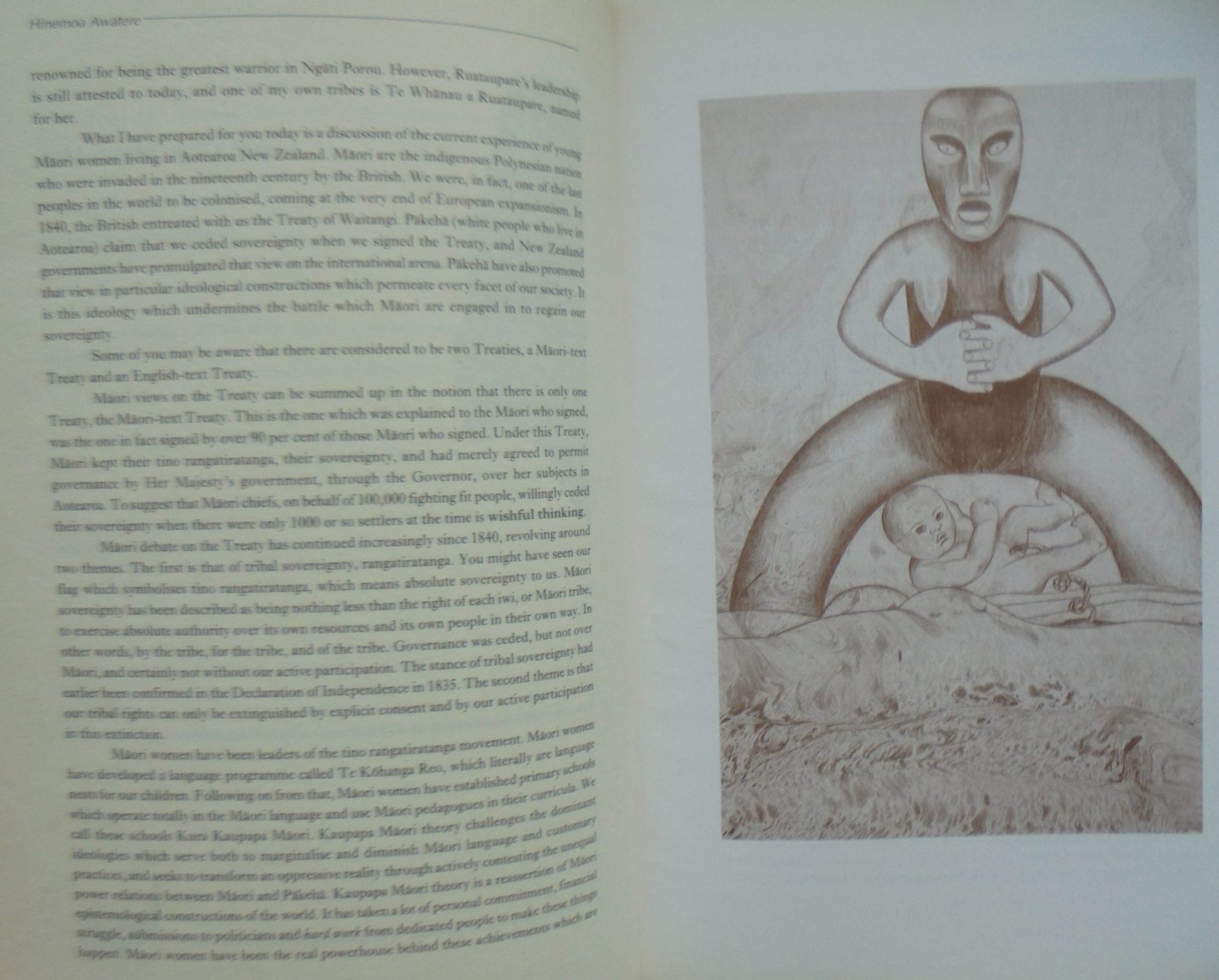 Toi Wahine: The Worlds of Maori Women By Irwin, Ramsden, illustrated by Robyn Kahukiwa. VERY SCARCE, OUT OF PRINT. Publisher: Penguin Books, 1995, first Edition.