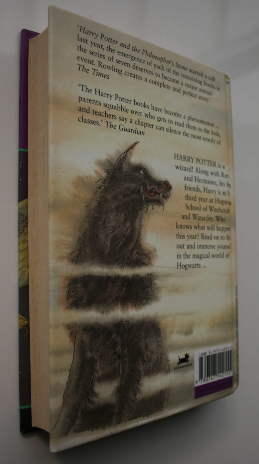 Harry Potter and the Prisoner of Azkaban by J K Rowling.  FIRST AUSTRALIAN EDITION, 4th impression.