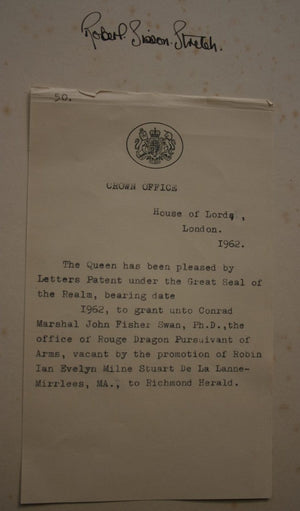 The College of Arms, Queen Victoria Street : being the sixteenth and final monograph of the London Survey Committee / by Walter H. Godfrey,  assisted by Sir Anthony Wagner.