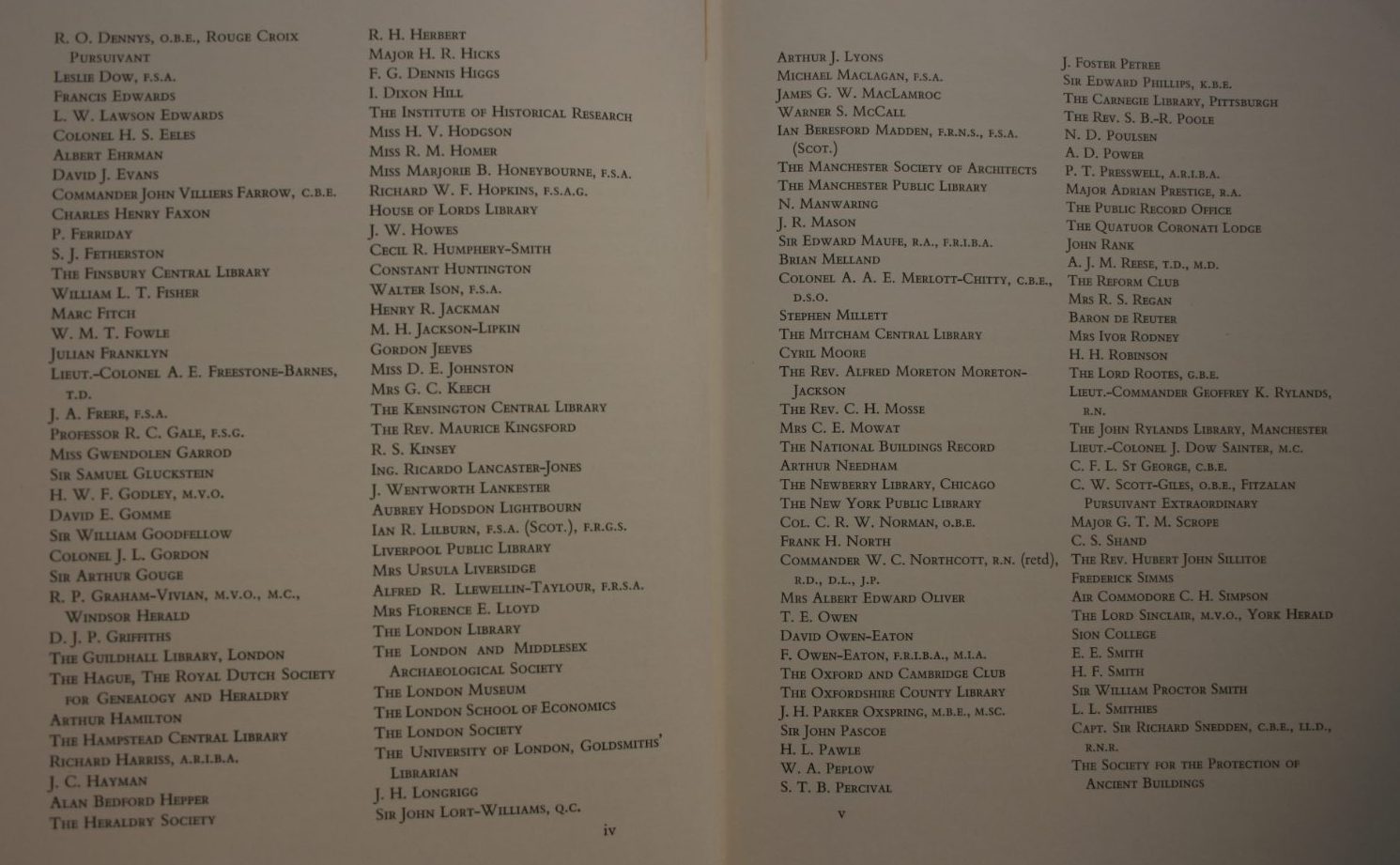 The College of Arms, Queen Victoria Street : being the sixteenth and final monograph of the London Survey Committee / by Walter H. Godfrey,  assisted by Sir Anthony Wagner.