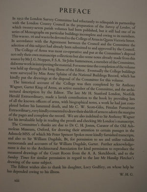 The College of Arms, Queen Victoria Street : being the sixteenth and final monograph of the London Survey Committee / by Walter H. Godfrey,  assisted by Sir Anthony Wagner.