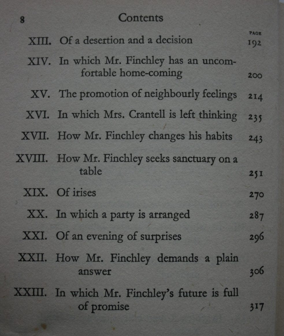 Mr Finchley Goes to Paris. By Victor Canning. 1940, first edition