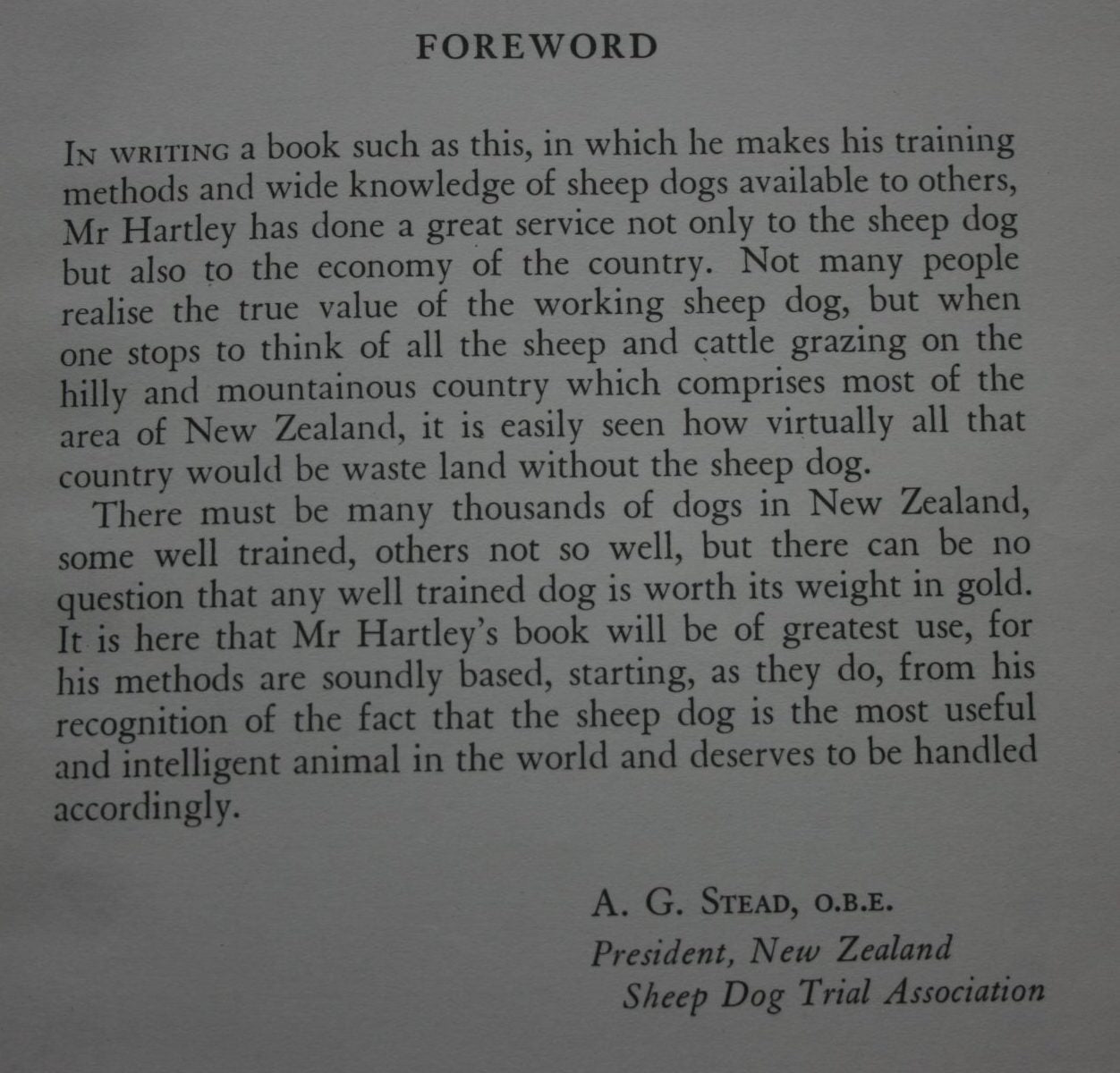 Shepherd's Dogs: Practical Book on the Training and Management of Sheep Dogs by C W G Hartley