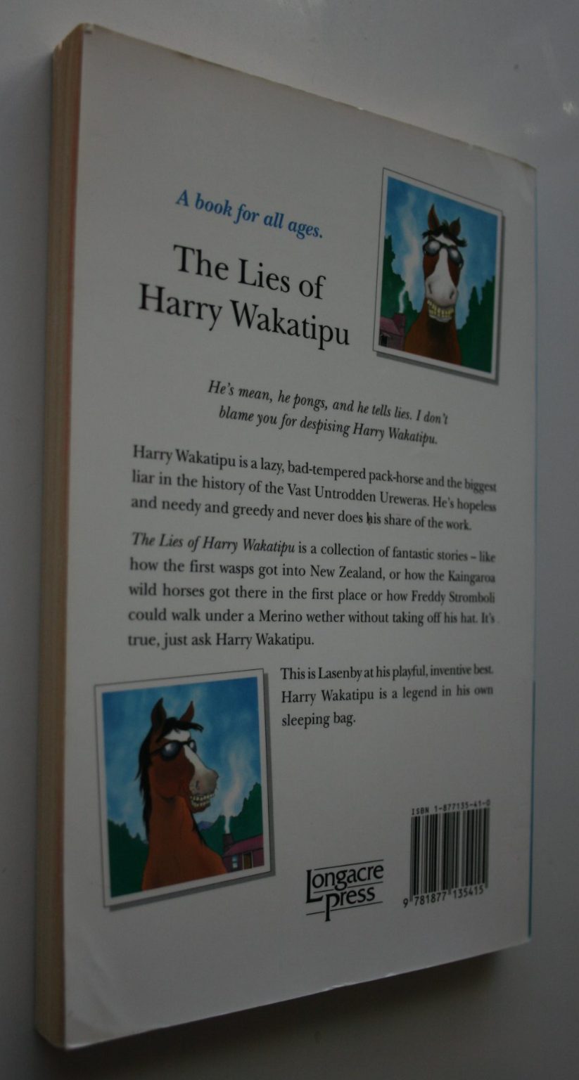 The Lies of Harry Wakatipu By Jack Lasenby. SCARCE.