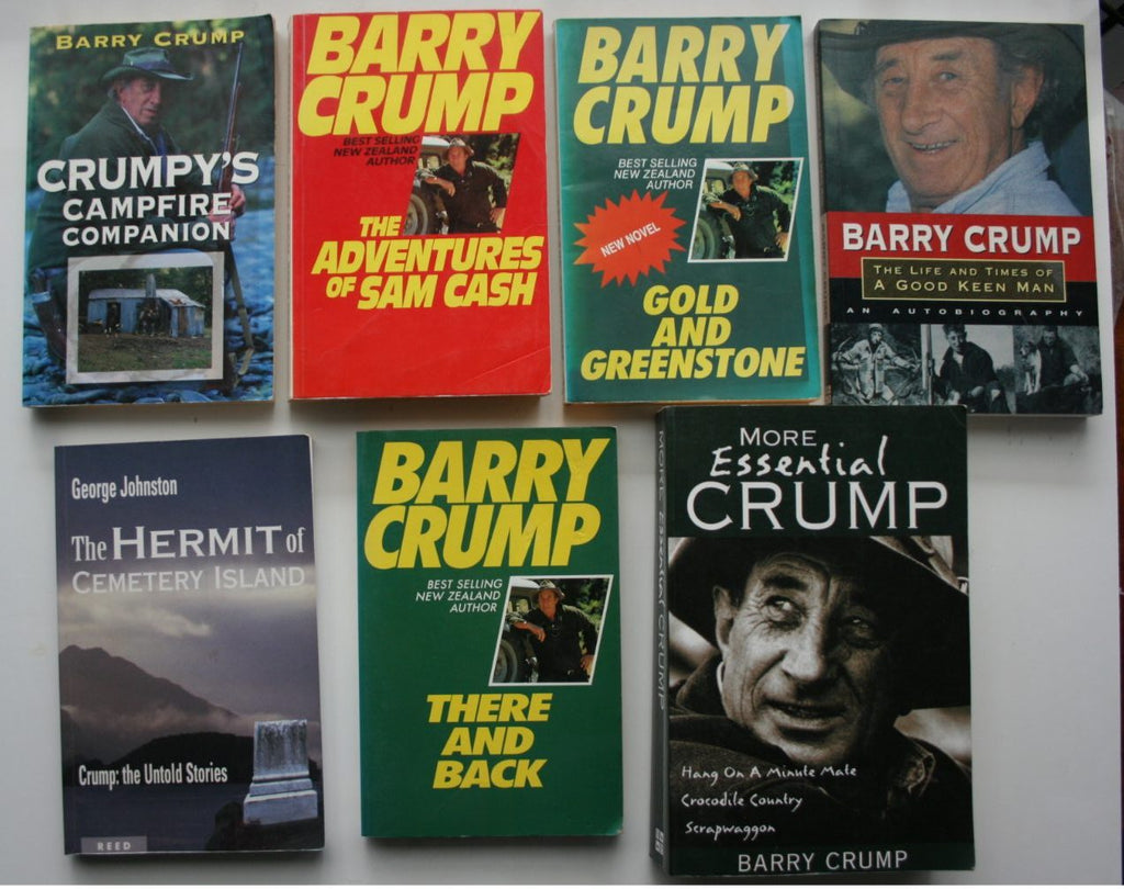 Barry Crump books. seven books.