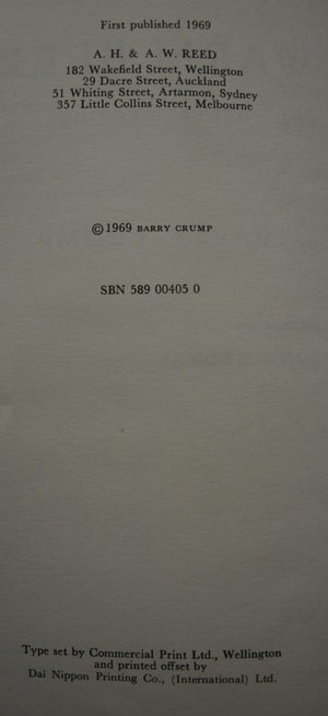 Barry Crump books. Hardbacks 5 books some 1st editions.
