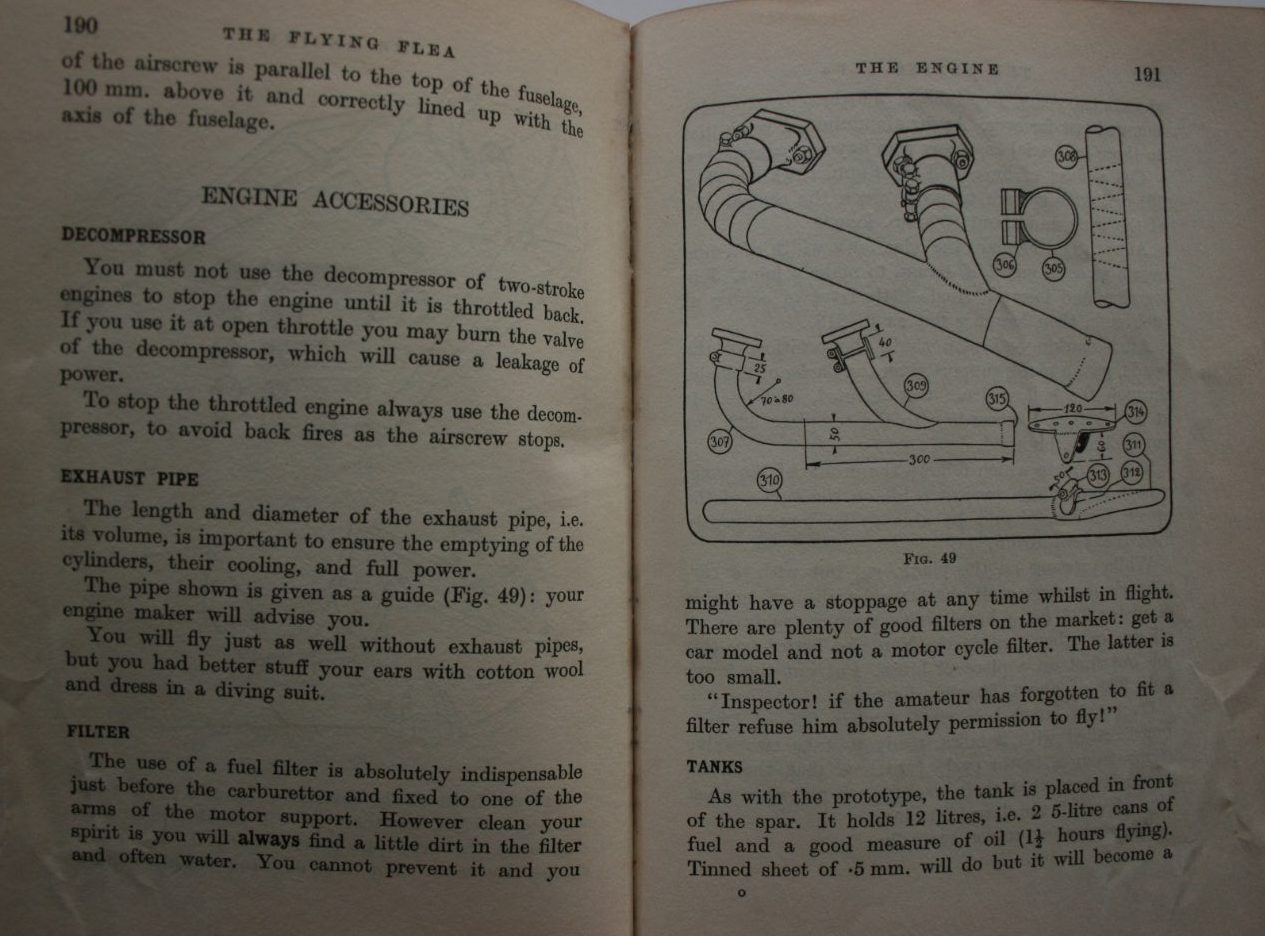 The Flying Flea. ('Le Pou-du-Ciel'). How to build and fly it by Henri Mignet.