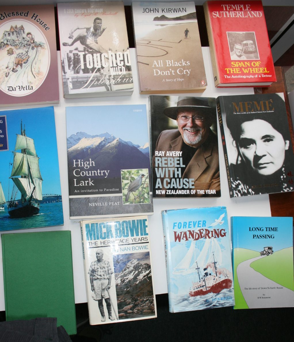 Twelve books. New Zealand Biographies. For all 12 books including courier.