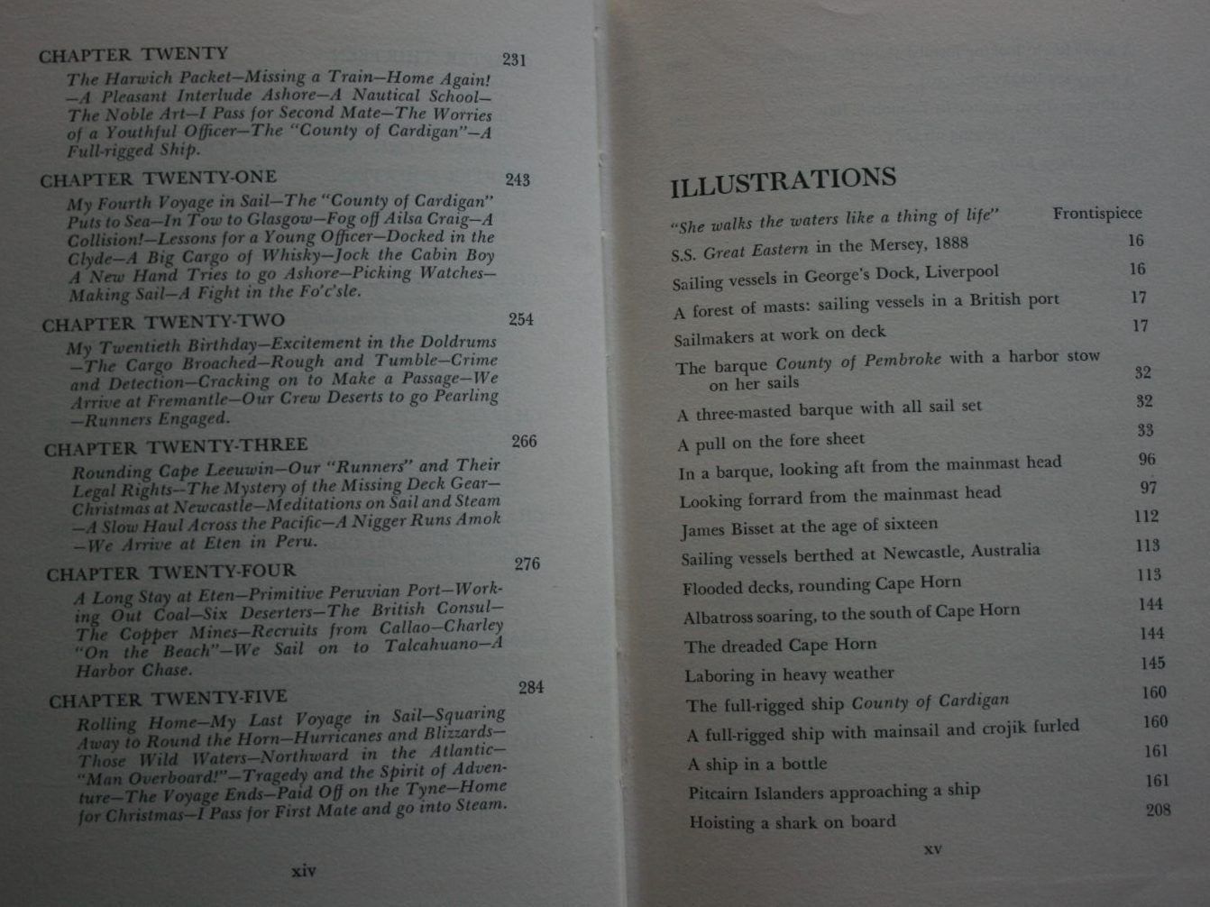 Sail Ho! My Early Years at Sea by Sir James Bisset (Ex-Commodore of the Cunard Line.)