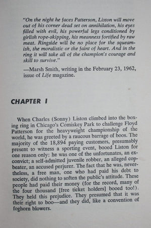 Sonny Liston: The Champ Nobody Wanted BY A.S. (Doc) Young. 1963, first edition.