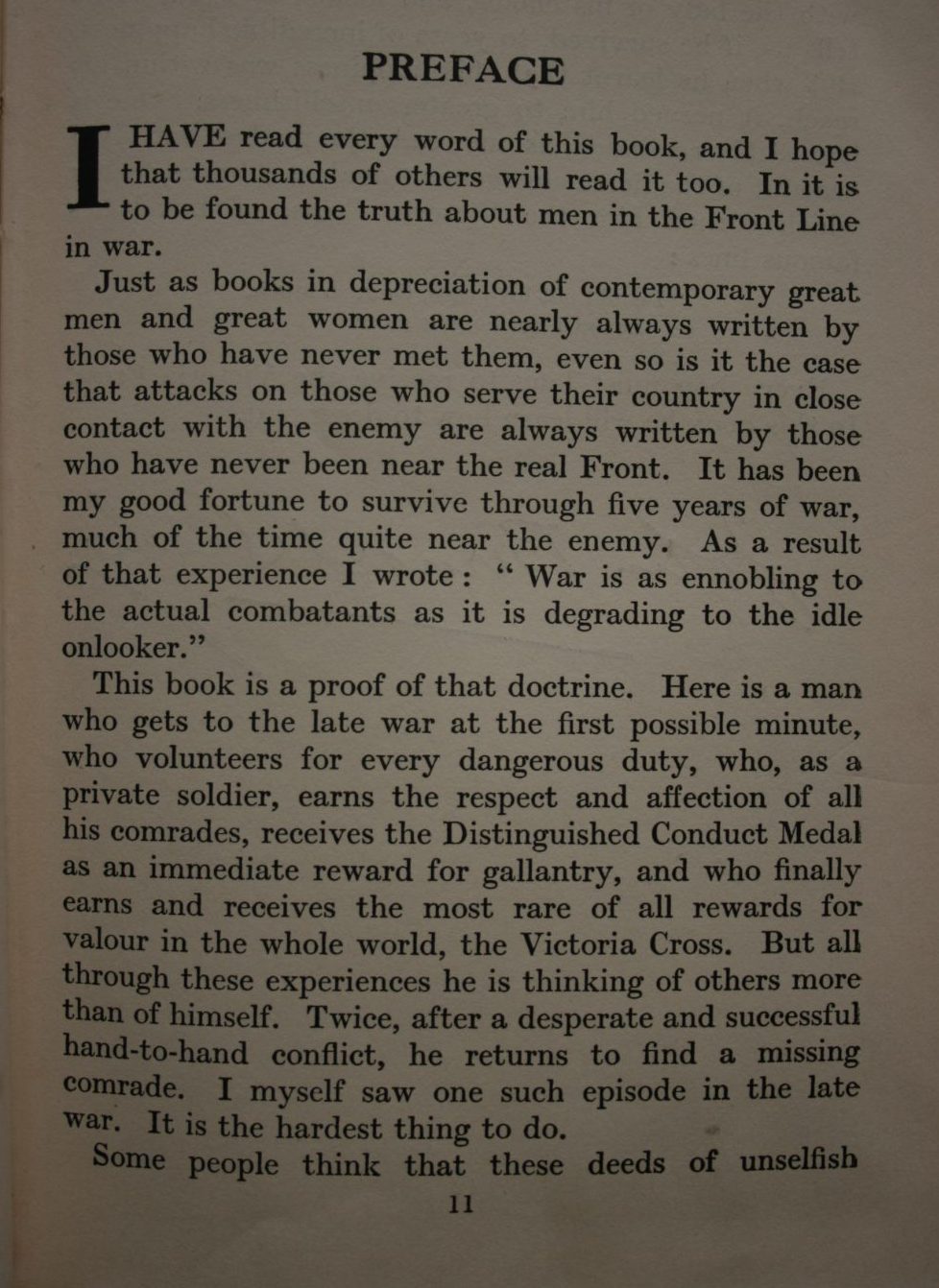 Fire - Eater the Memoirs of a V.C. by Captain A. O. Pollard.