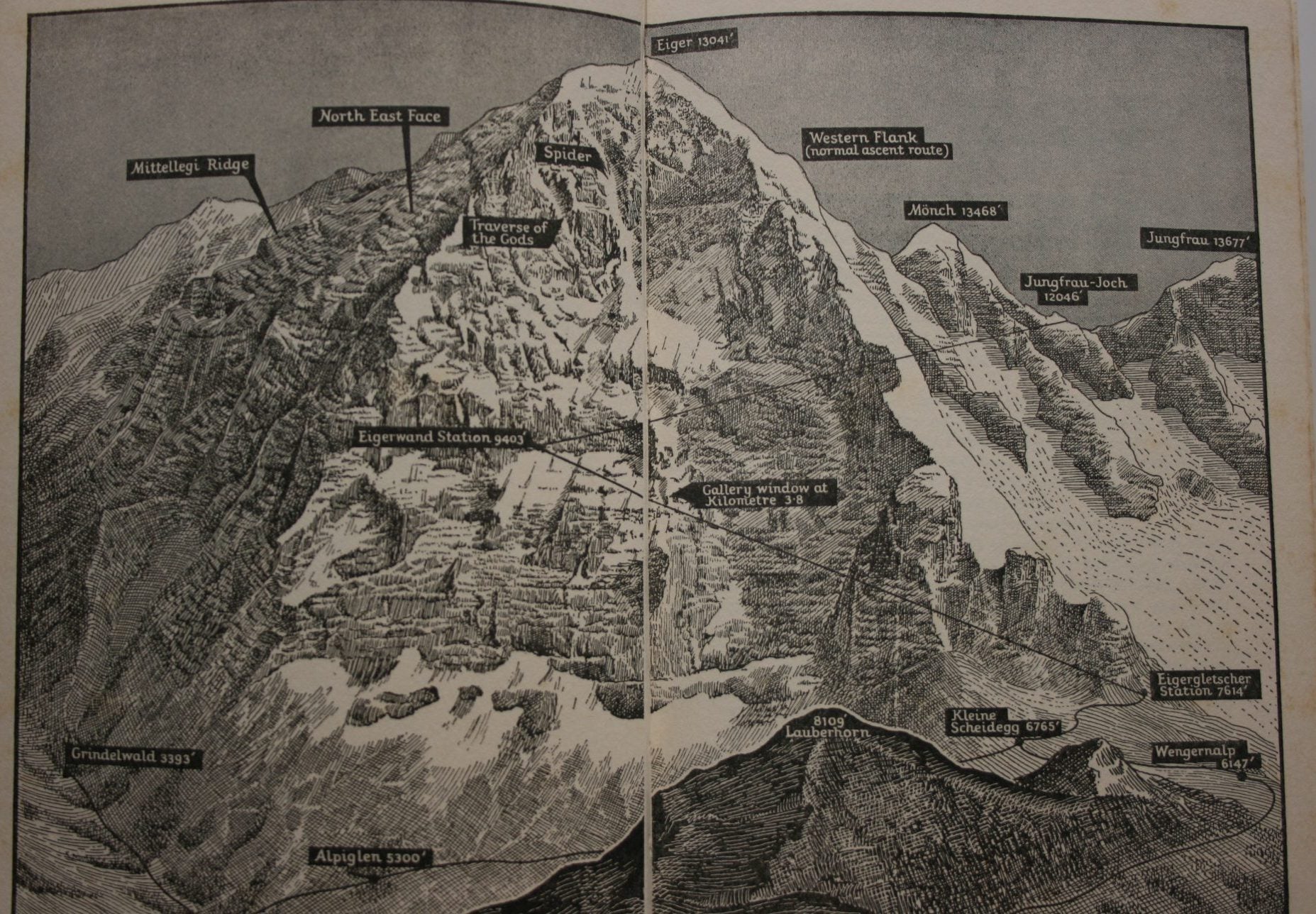 The White Spider. The History of the Eiger's North Face. by Heinrich Harrer.