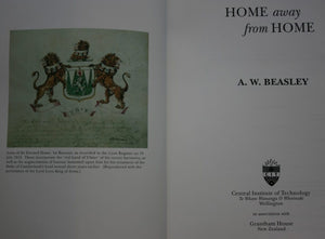 Home Away From Home by A W Beasley. VERY SCARCE.