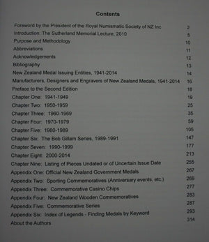 New Zealand Commemorative Medals : 1941-2014 (2nd revised and updated) By Hamish MacMaster; Martin Purdy.