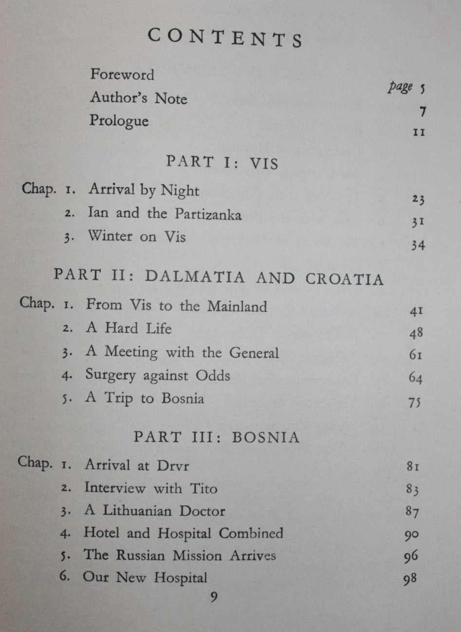 Guerilla Surgeon. A New Zealand surgeon's wartime experiences with the Yugoslav Partisans. by Lindsay Rogers. SIGNED BY AUTHOR. VERY SCARCE SIGNED COPY.