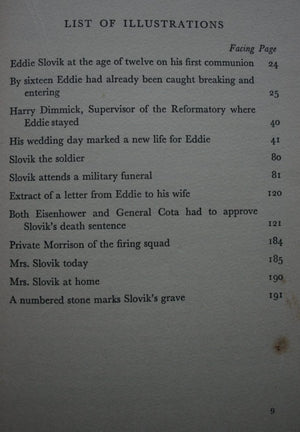 The Execution of Private Slovik. 1954 First Edition. By William Bradford Huie