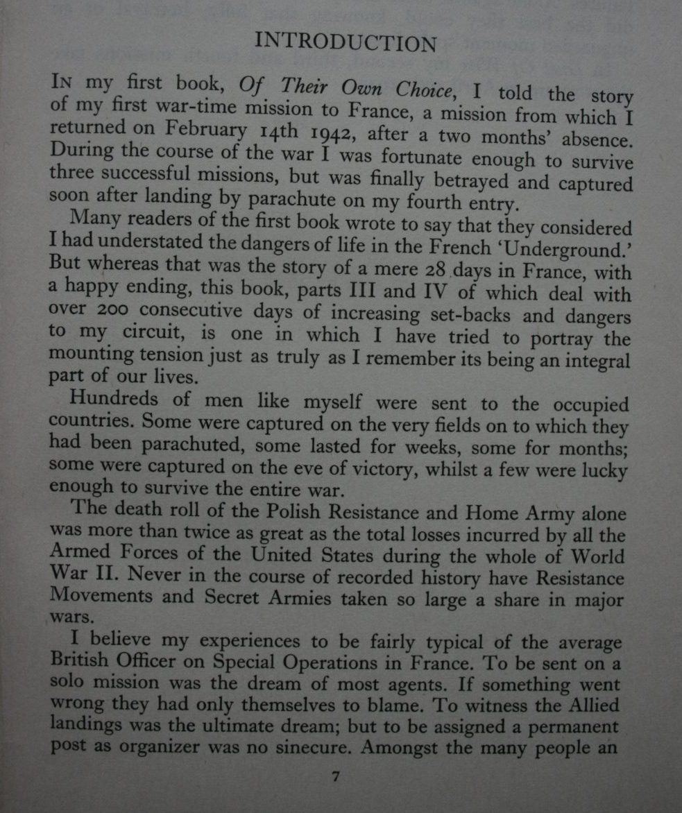 Duel of Wits - His Record of Three Missions into Enemy Territory - Covering the Adventures and Dangers Shared with Odette Until Their Capture Together in April 1943 by Peter Churchill.