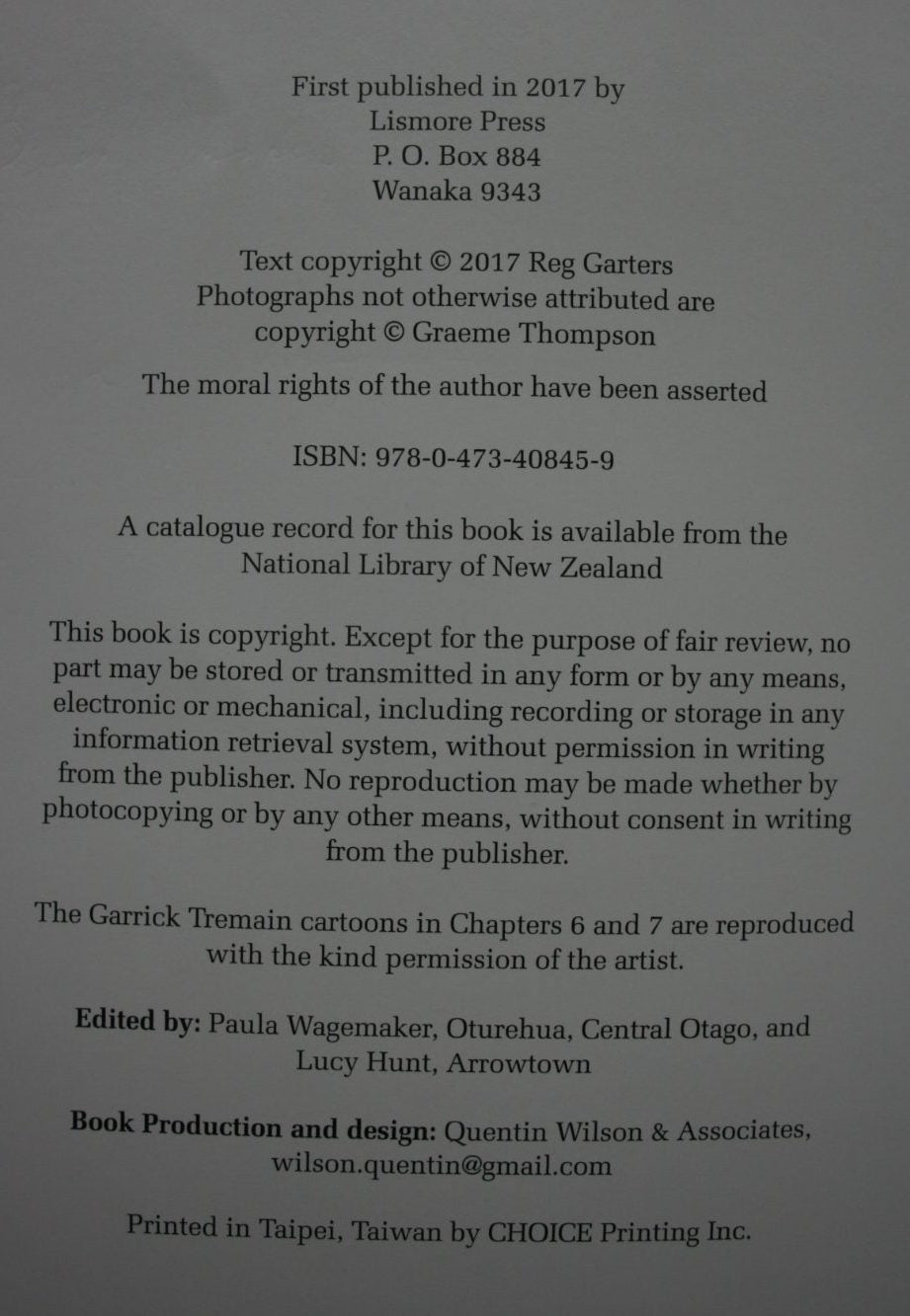 More Paddocks to Plough: The Life and Legacy of Graeme Thompson BY Reg Garters. Signed by Mark Thompson (brother of Graeme) on first page plus SIGNED BY GRAEME THOMPSON