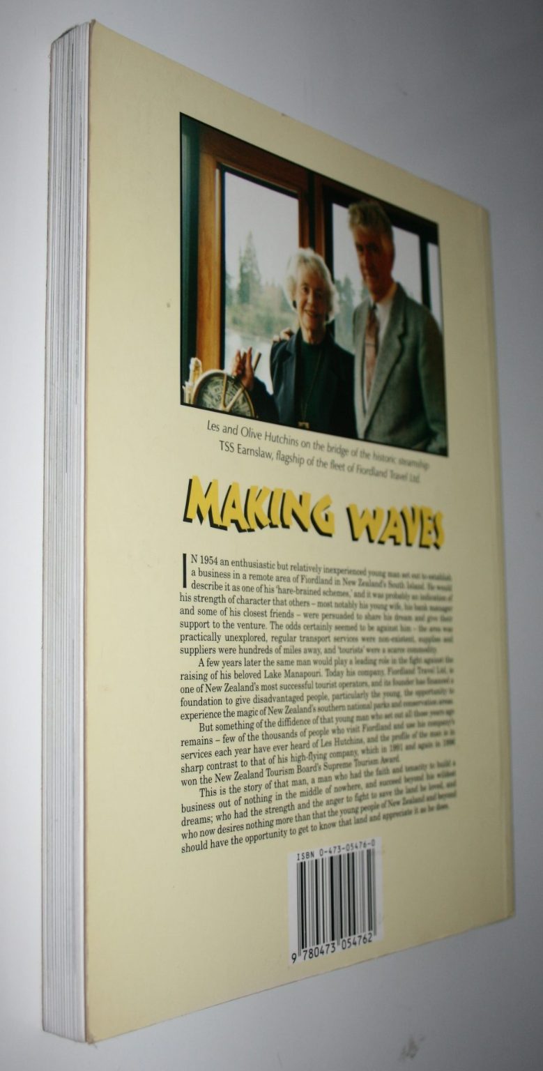 Making Waves. Les Hutchins. SIGNED BY AUTHOR