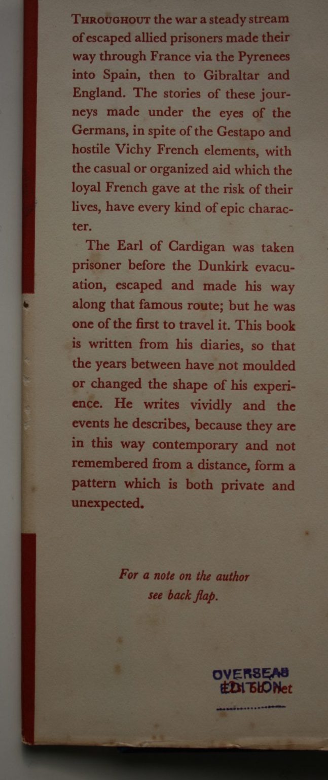 I Walked Alone by The Earl of Cardigan.