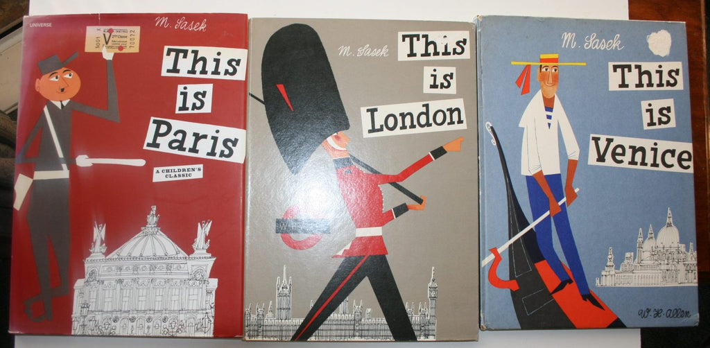 This is Paris, This is Venice, This is London (3 books) by Sasek, Miroslav. All 3 books.