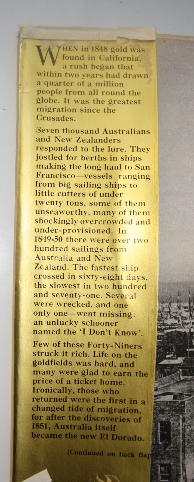 GOLD FLEET FOR CALIFORNIA - FORTY-NINERS FROM AUSTRALIA AND NEW ZEALAND. By Charles Bateson