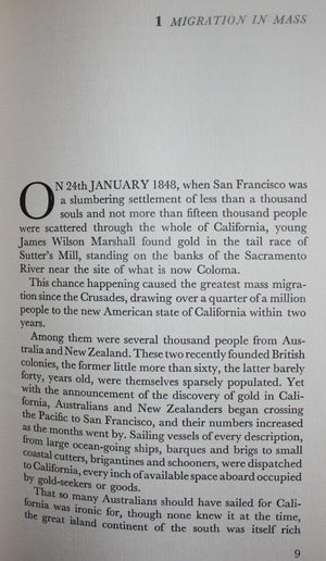 GOLD FLEET FOR CALIFORNIA - FORTY-NINERS FROM AUSTRALIA AND NEW ZEALAND. By Charles Bateson