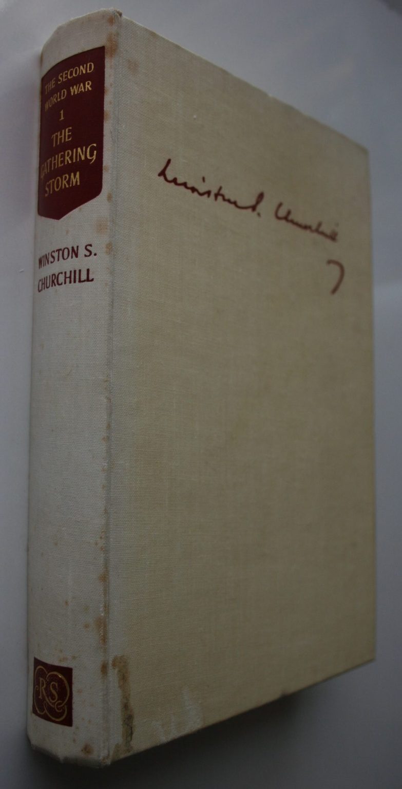 The Second World War. Volumes 1 - 5. by Winston S. Churchill.