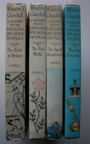 A History of the English Speaking Peoples Volumes 1 - 4. by Winston S. Churchill.