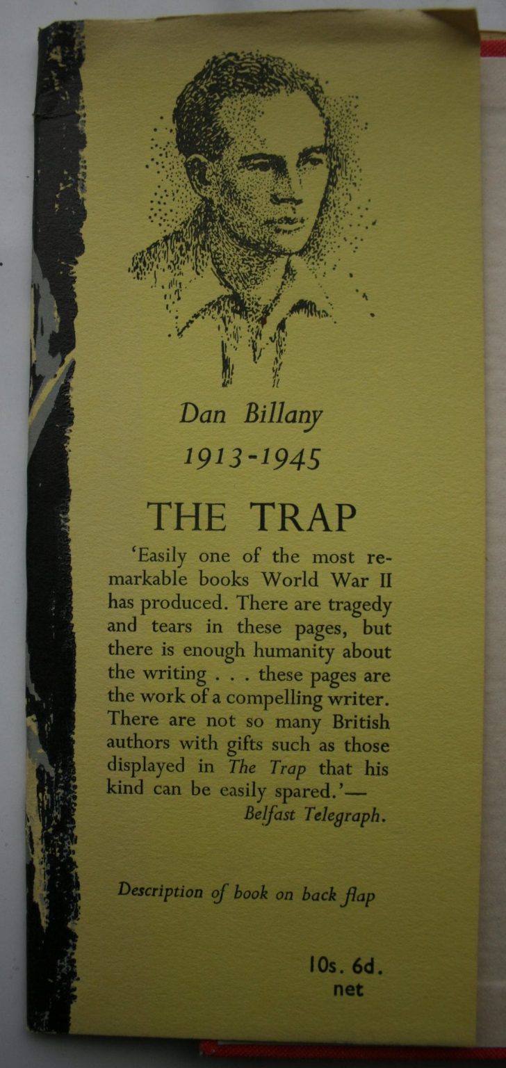 The Trap by Dan Billany. (1950) Hardback