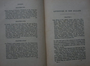 Adventure in New Zealand. Vol. 1 and Vol 2 by E.J. Wakefield. Volume One - Softback, good condition, heavily tanned and foxed, shelf wear - from 1839 to 1844