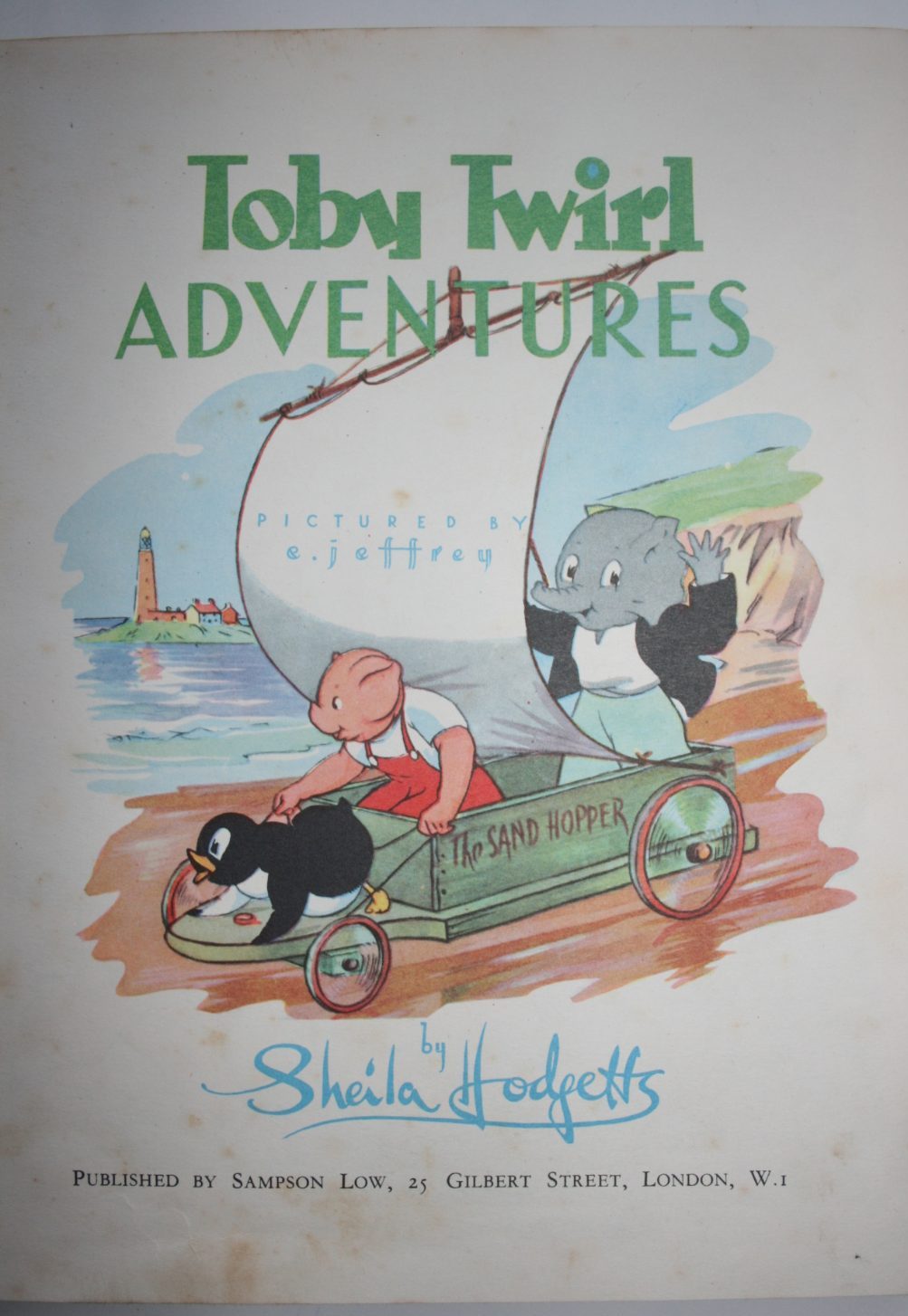 Toby's New Adventures [Toby Twirl] (Vintage 1950's) by Sheila Hodgetts