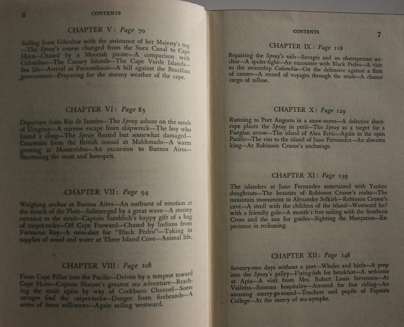 Sailing alone around the world and Voyage of the Liberade. By Captain Joshua Slocum (1949)