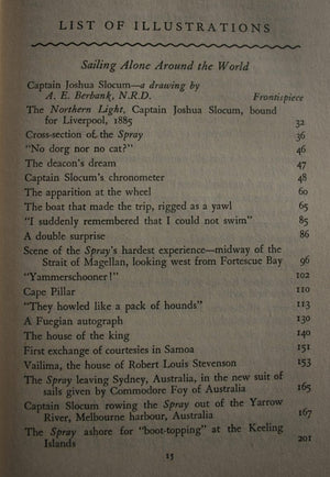 Sailing alone around the world and Voyage of the Liberade. By Captain Joshua Slocum (1949)