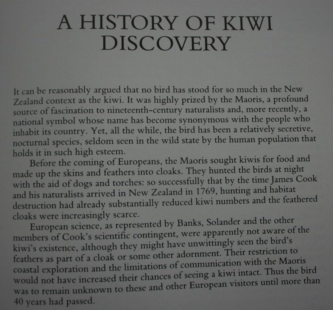 Kiwis A Monograph of the Family Apterygidae by Ray Harris Ching.