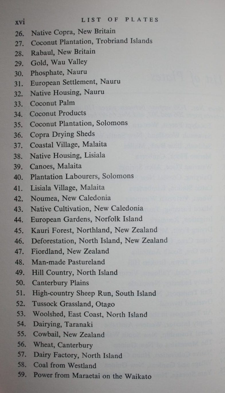 Southwest Pacific, a geography of Australia, New Zealand and their Pacific Island neighbourhoods