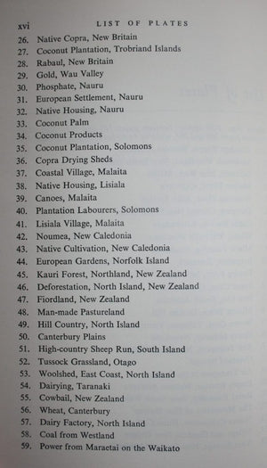 Southwest Pacific, a geography of Australia, New Zealand and their Pacific Island neighbourhoods