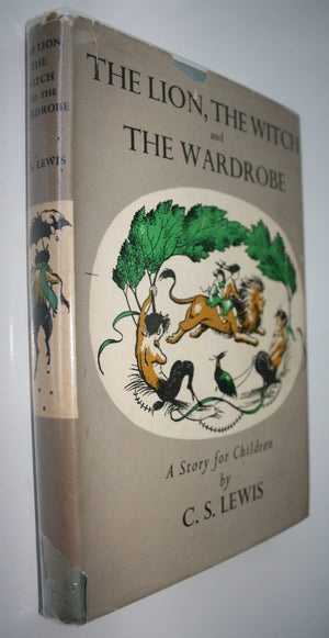 The Lion, The Witch and The Wardrobe. A Story for Children by C. S. Lewis. First edition, 3rd impression.