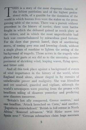 Hunting the Bismarck by C S Forester. 1959, First Edition.