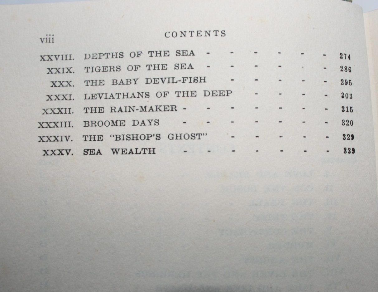 Forty Fathoms Deep, Pearl Divers and Sea Rovers in Australian Seas by Ion L Idriess.