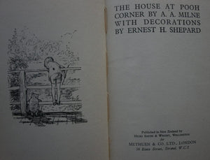 The House at Pooh Corner by A. A. Milne. (1944)