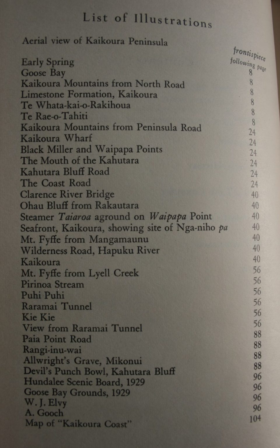 Kaikoura Coast, Maori History, Traditions and Place-Names by W J Elvy.