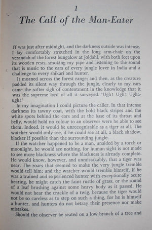 The Call of the Maneater by Kenneth Anderson. 1961, first edition. VERY SCARCE.