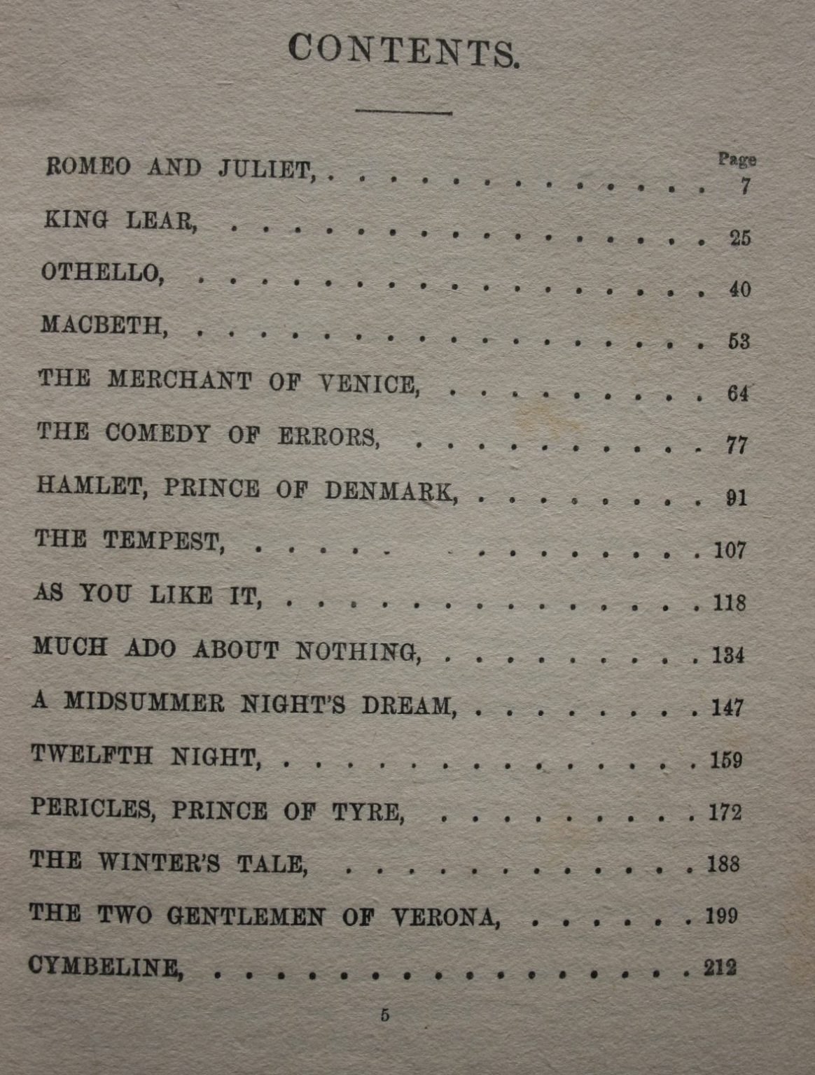 Lamb's Tales from Shakespeare Designed for the Use of Young People by Charles Lamb.