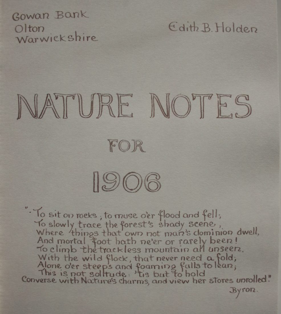 The Country Diary of an Edwardian Lady. by Edith Holden