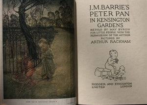 2 Vintage Illustrated Peter Pan books, 1949 Arthur Rackham, 1961 Alice Woodward