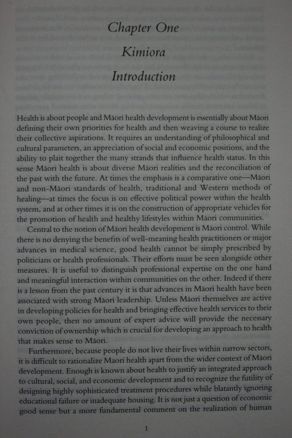 Whaiora Maori Health Development. By Mason Durie