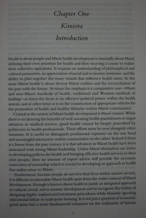 Whaiora Maori Health Development. By Mason Durie