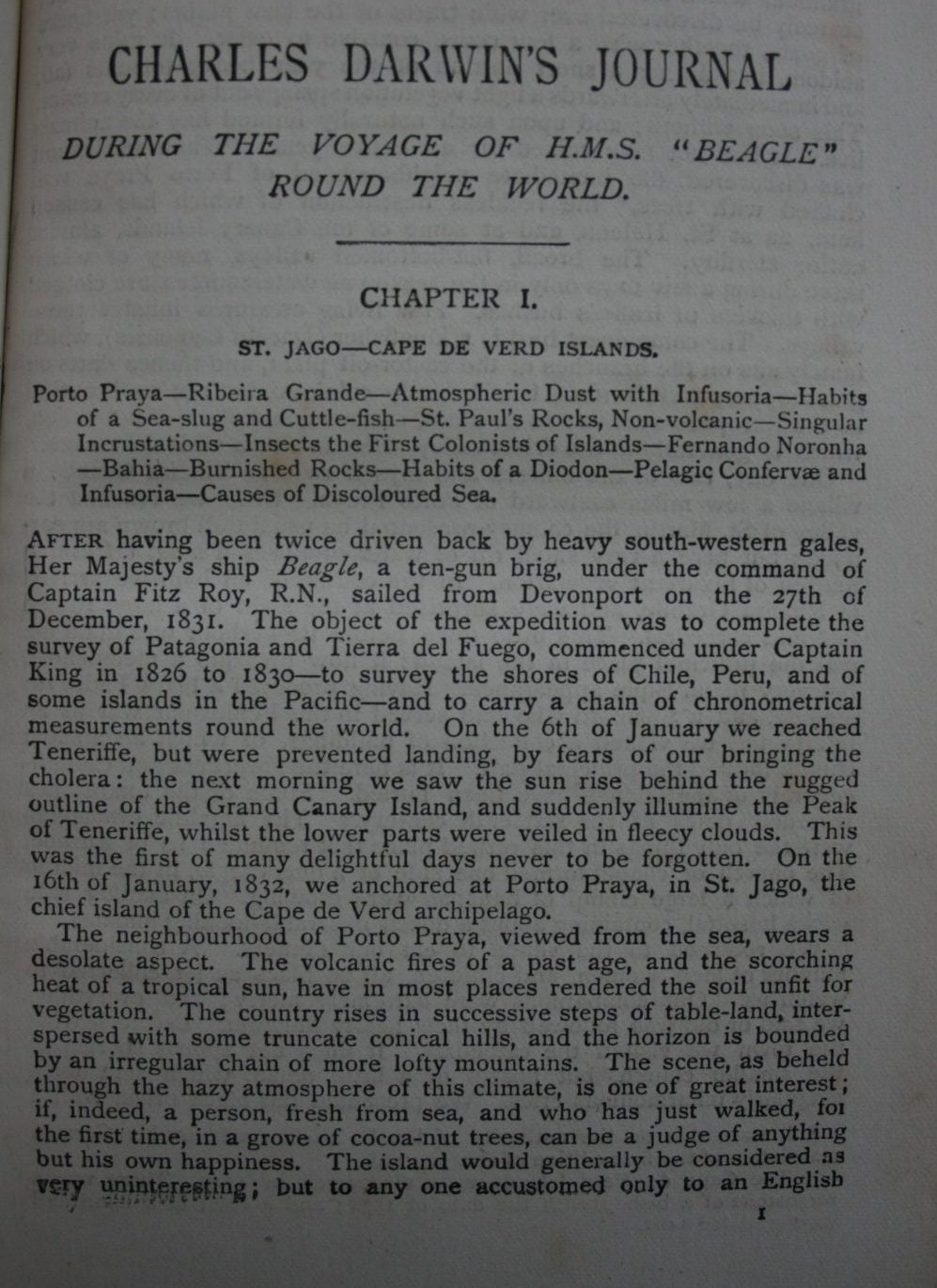 Darwin's Journal During the Voyage of H.M.S. Beagle Round the World. From the corrected and enlarged edition of 1845. Editor: T Bettany